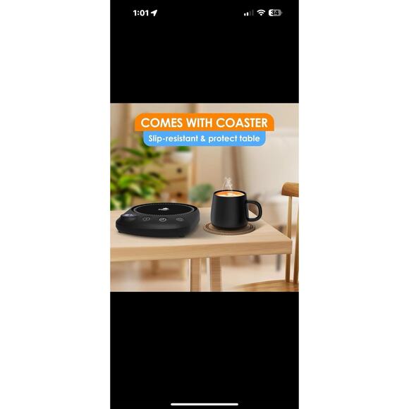 Kitchen Kitchek Shop Tea Cup Coffee Mug Warmer New In Box. - Picture 10 of 10